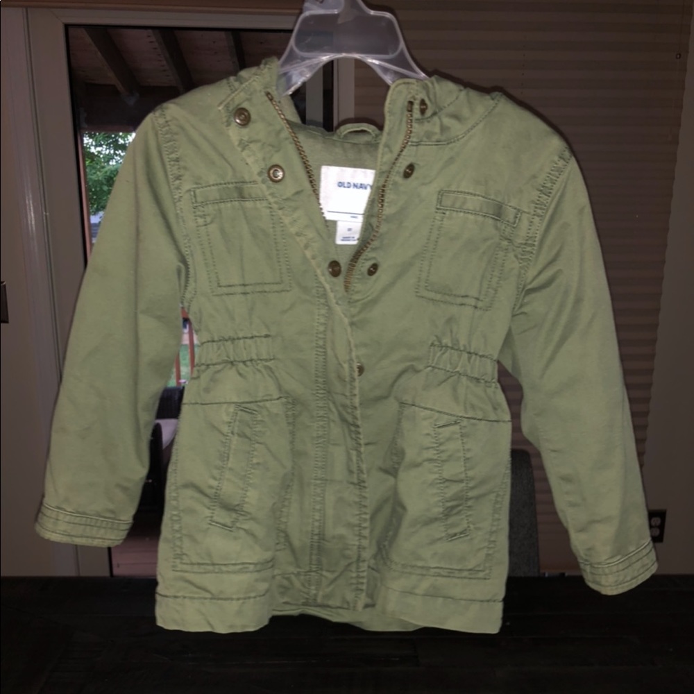 Old Navy hunter green utility coat